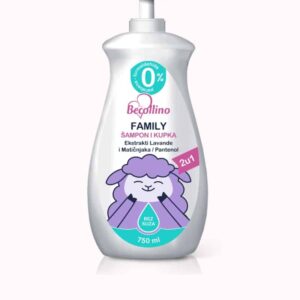 Becollino family šampon i kupka 2u1 750ml