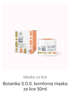 Botanika S.O.S. komforna maska za lice 50ml